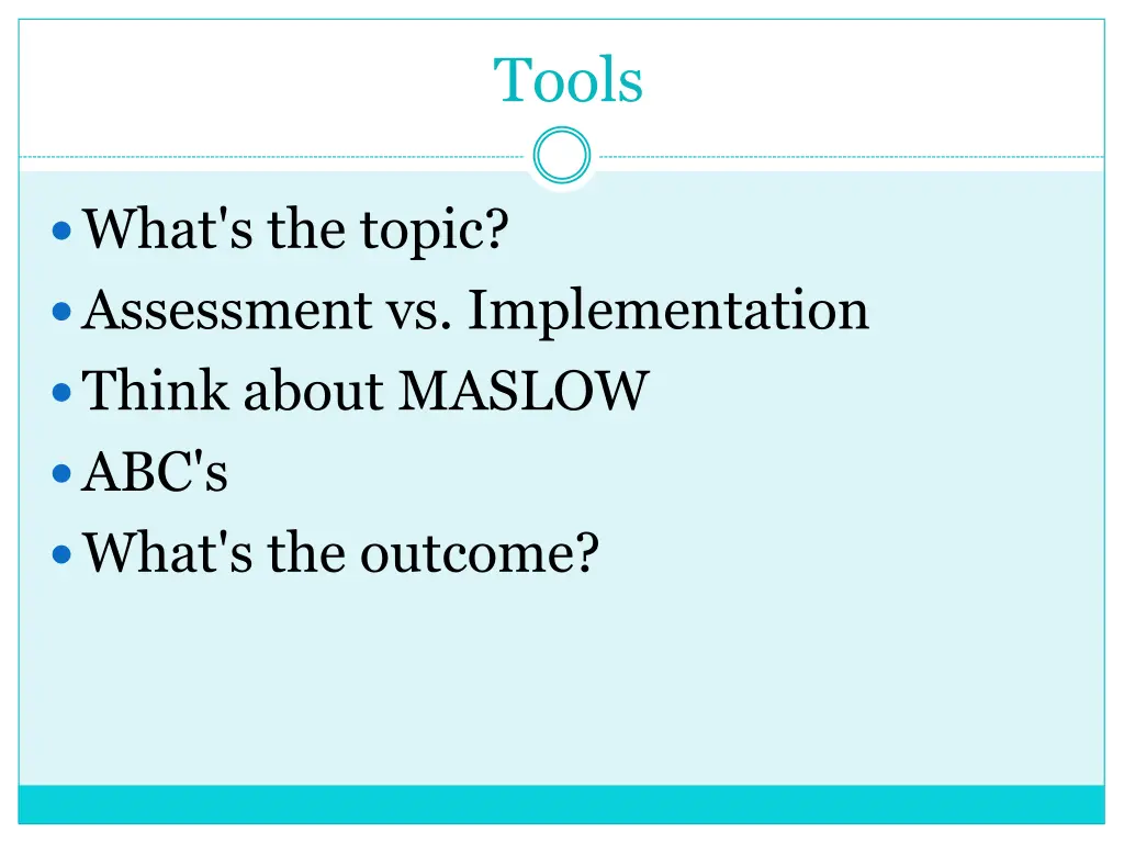 tools