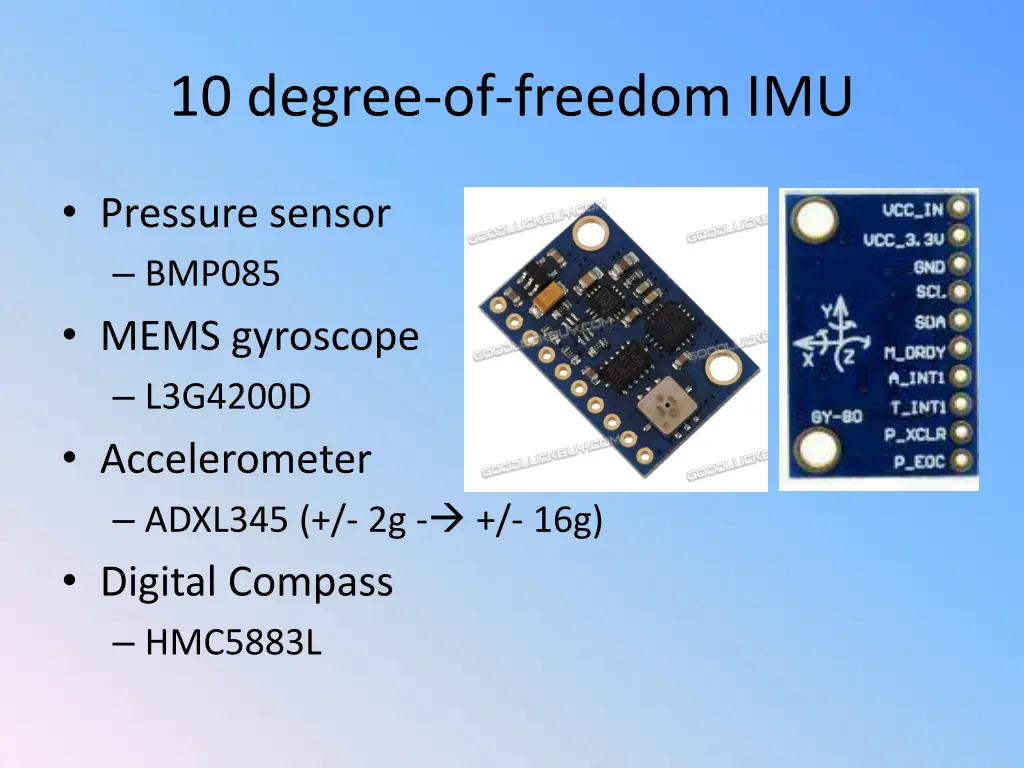 10 degree of freedom imu