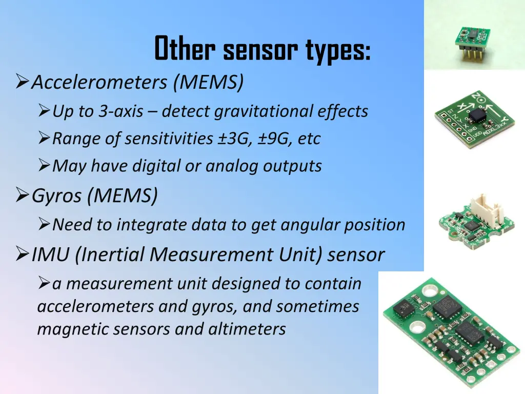 other sensor types 1