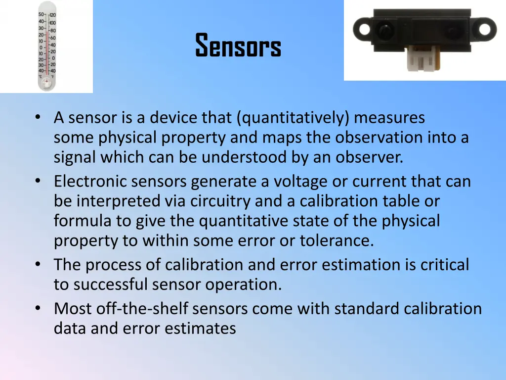 sensors