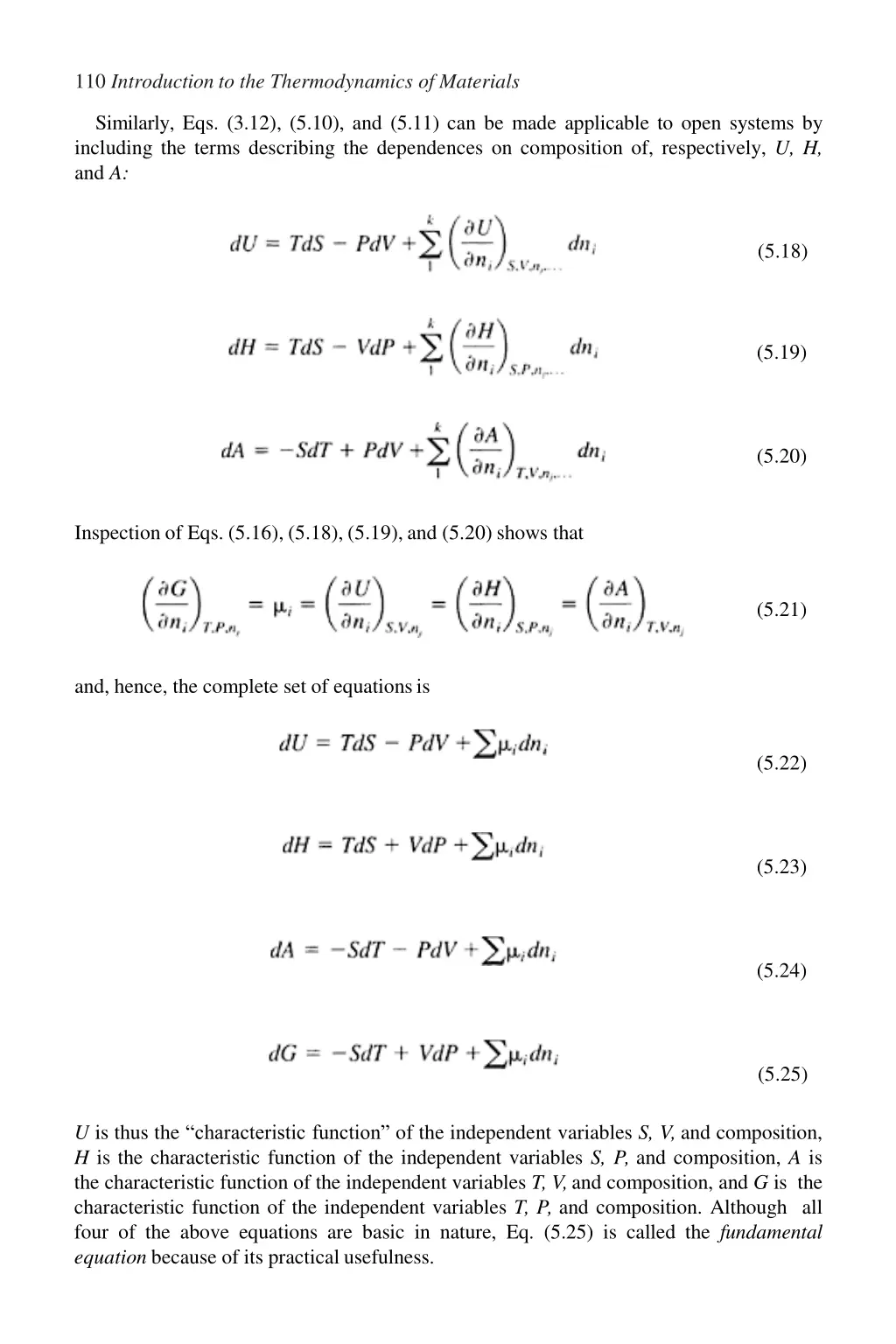 110 introduction to the thermodynamics