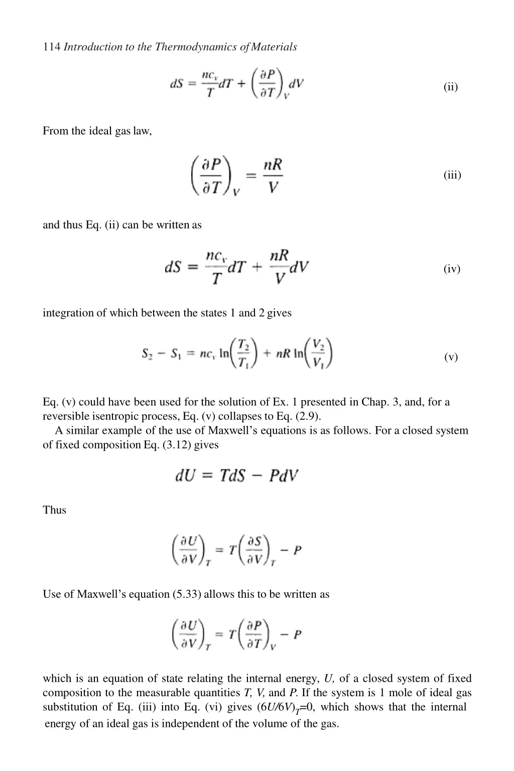 114 introduction to the thermodynamics ofmaterials