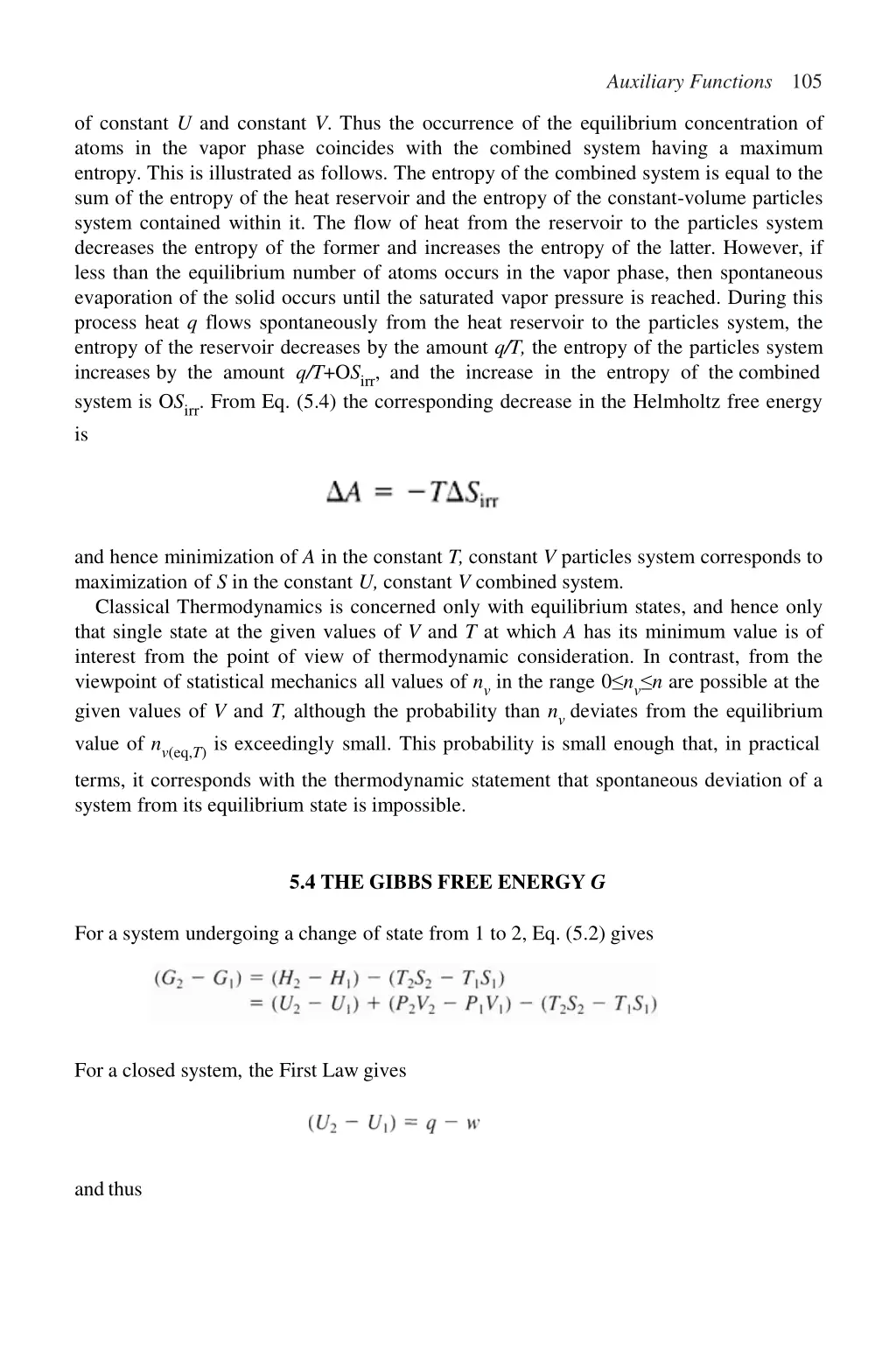 auxiliary functions 105