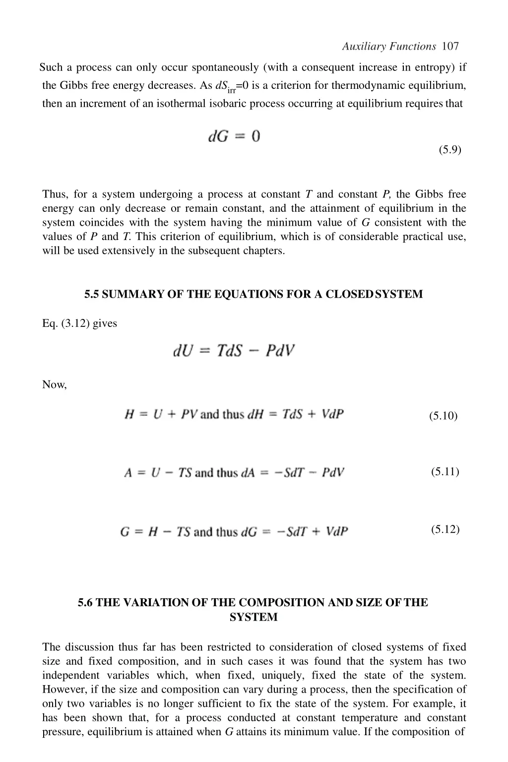 auxiliary functions 107