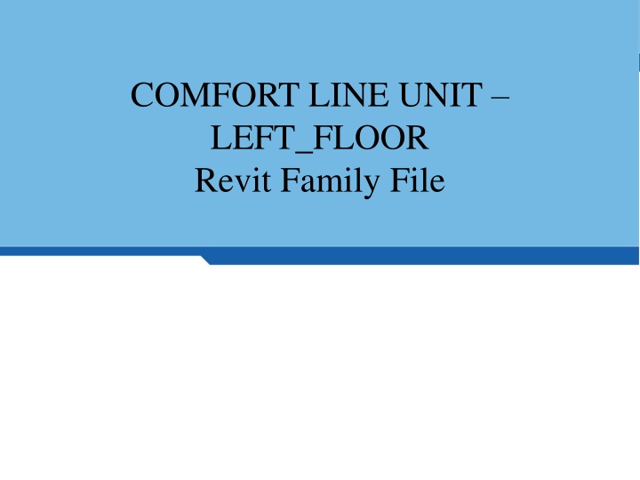 comfort line unit left floor revit family file