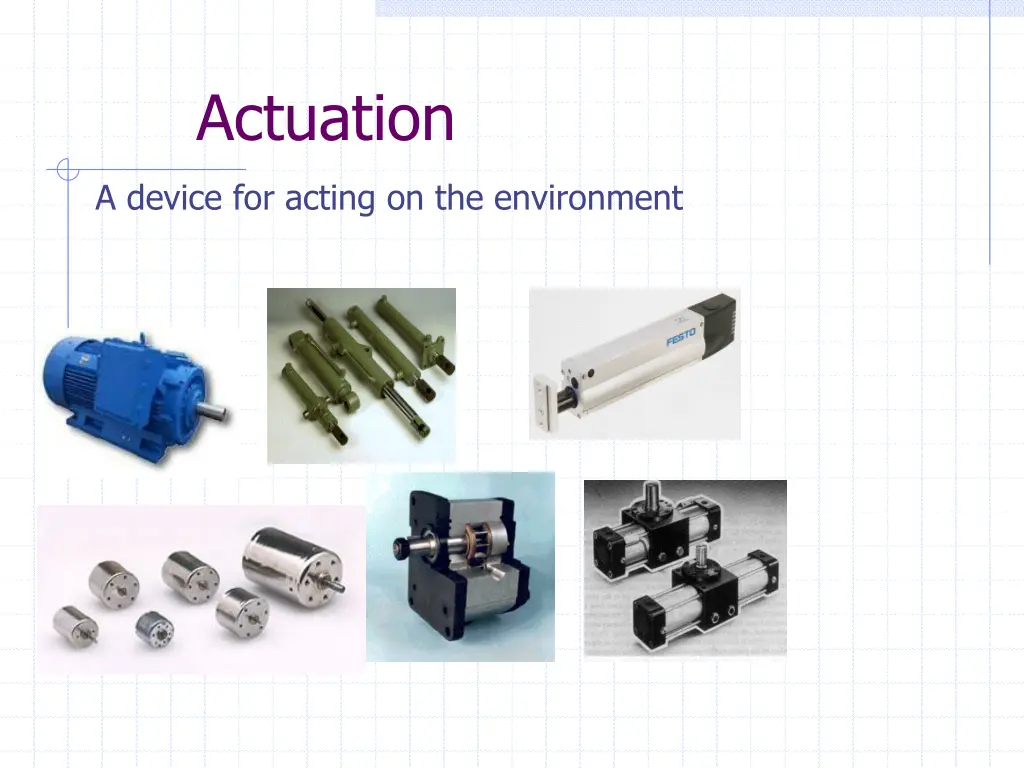 actuation