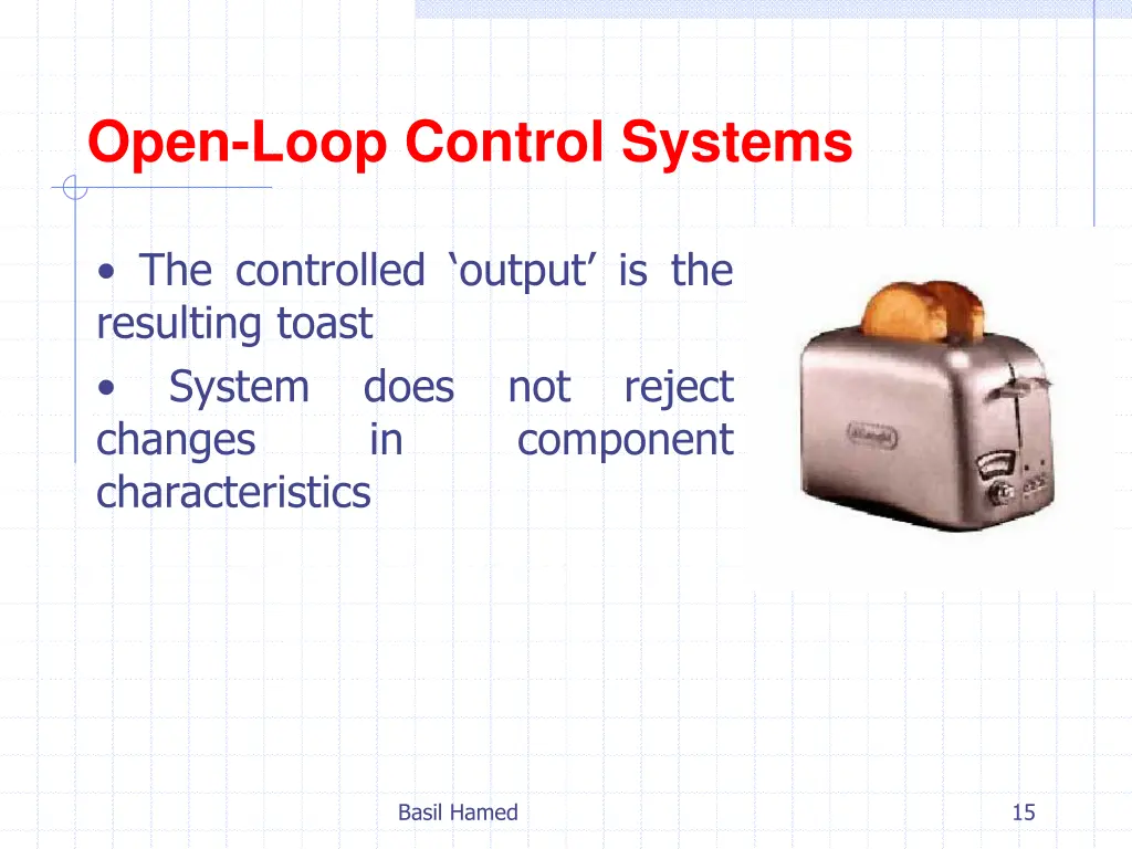 open loop control systems 1