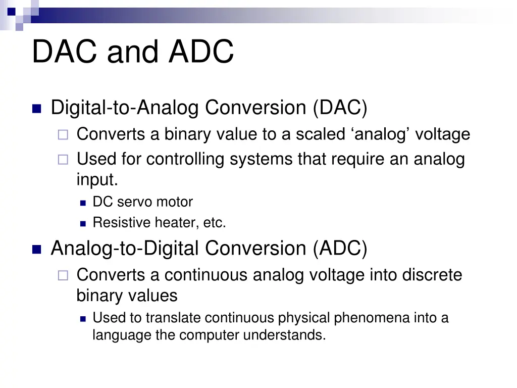 dac and adc