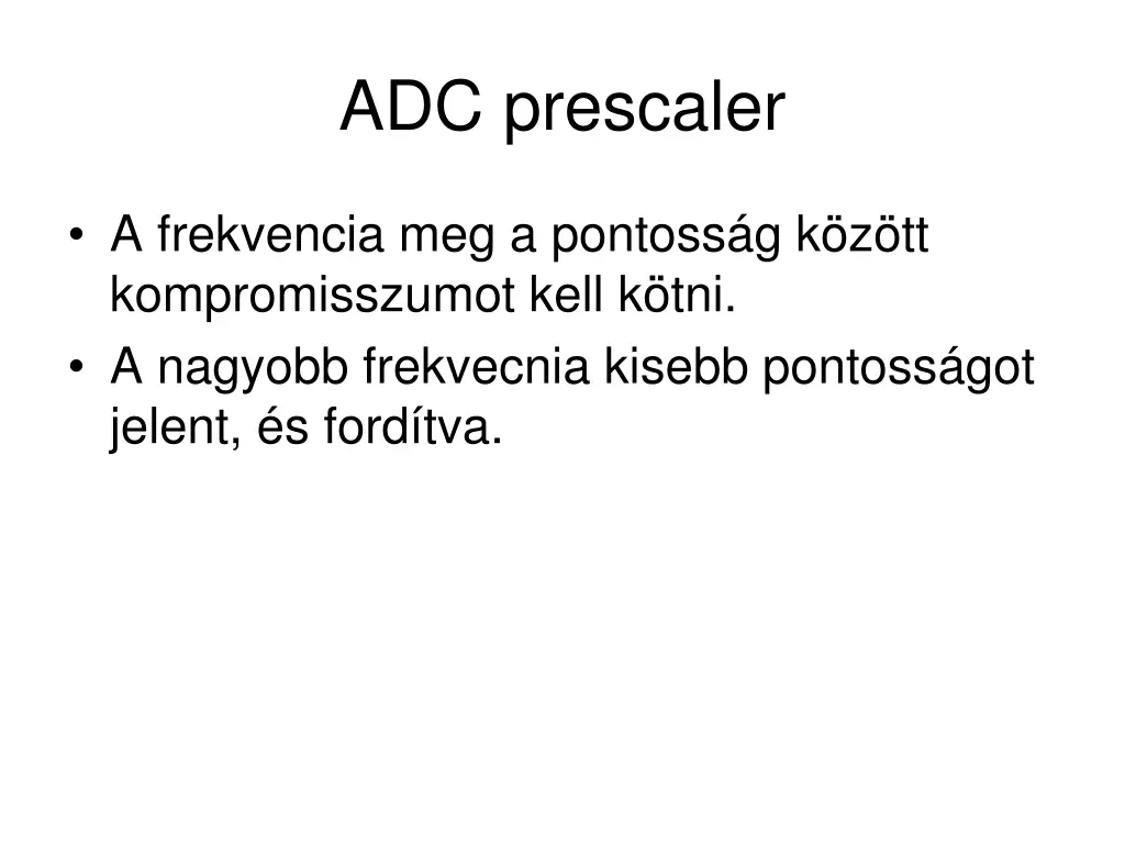 adc prescaler 2