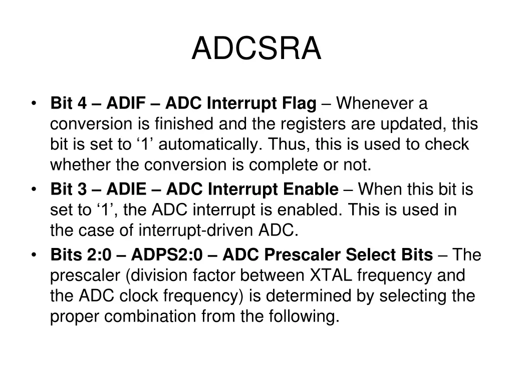 adcsra 1