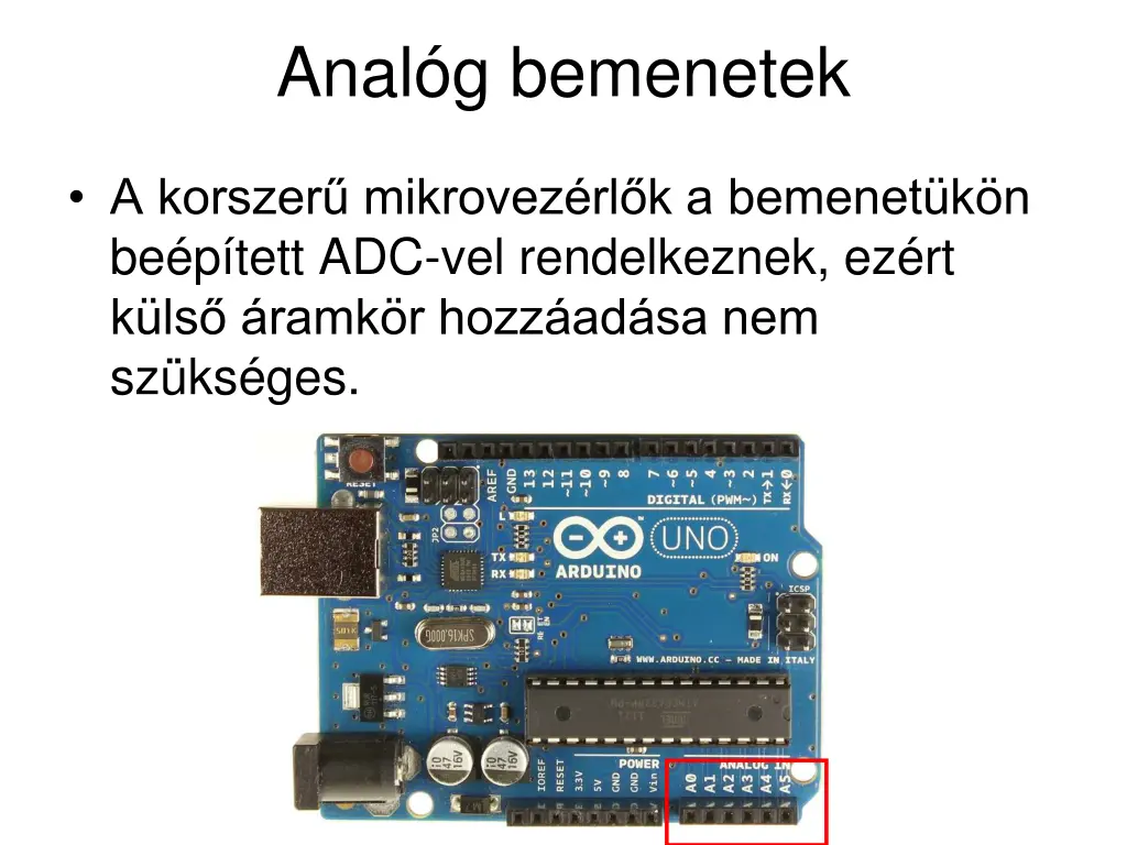 anal g bemenetek