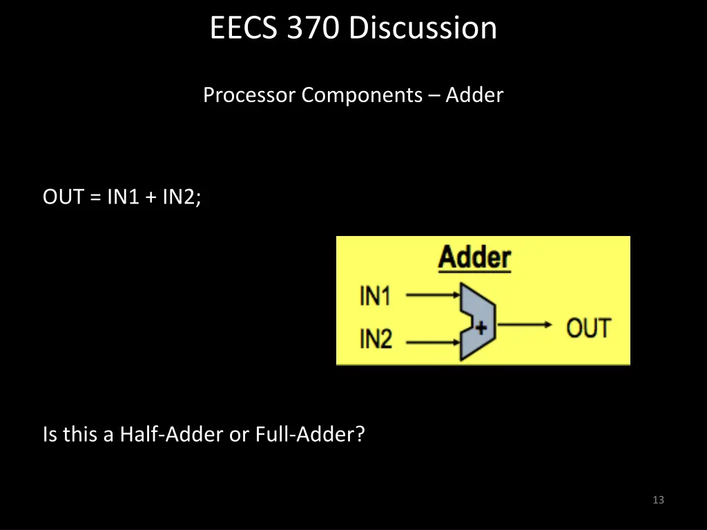 eecs 370 discussion 12