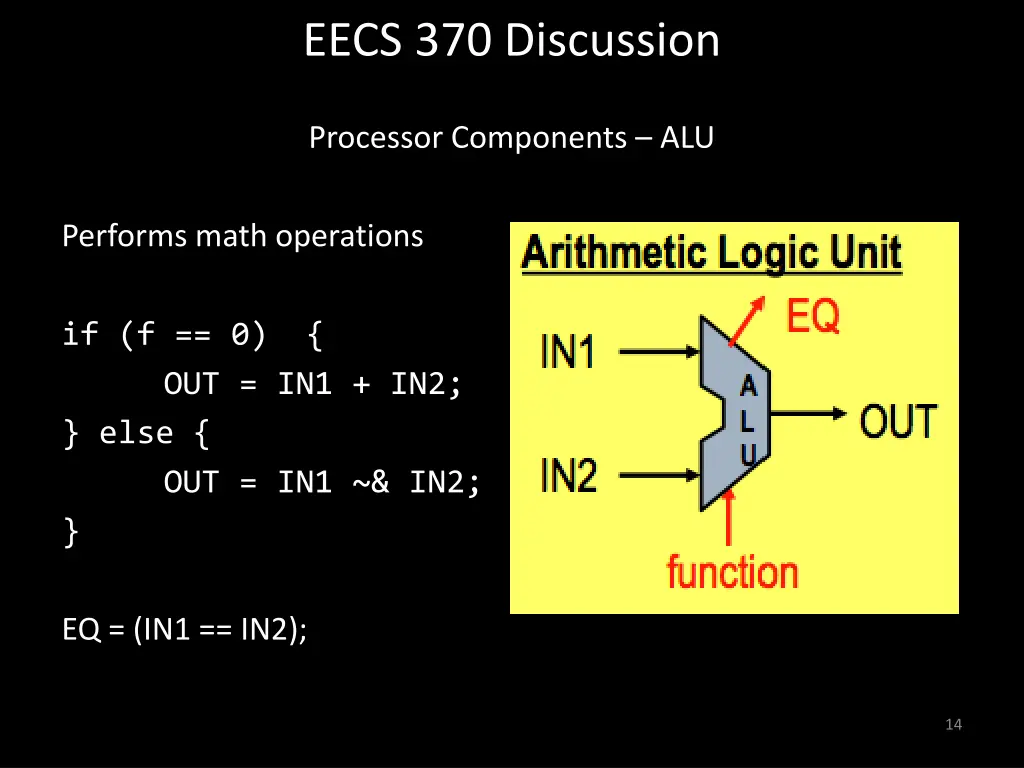 eecs 370 discussion 13