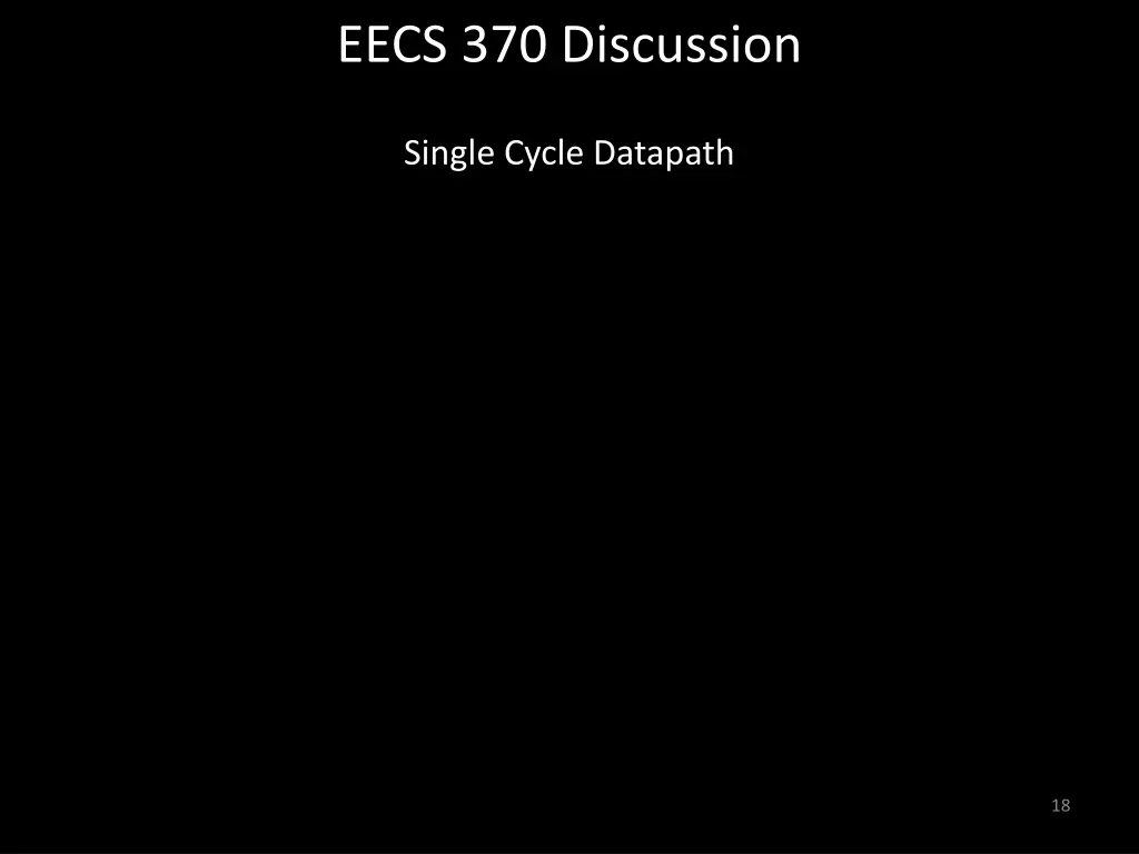 eecs 370 discussion 17
