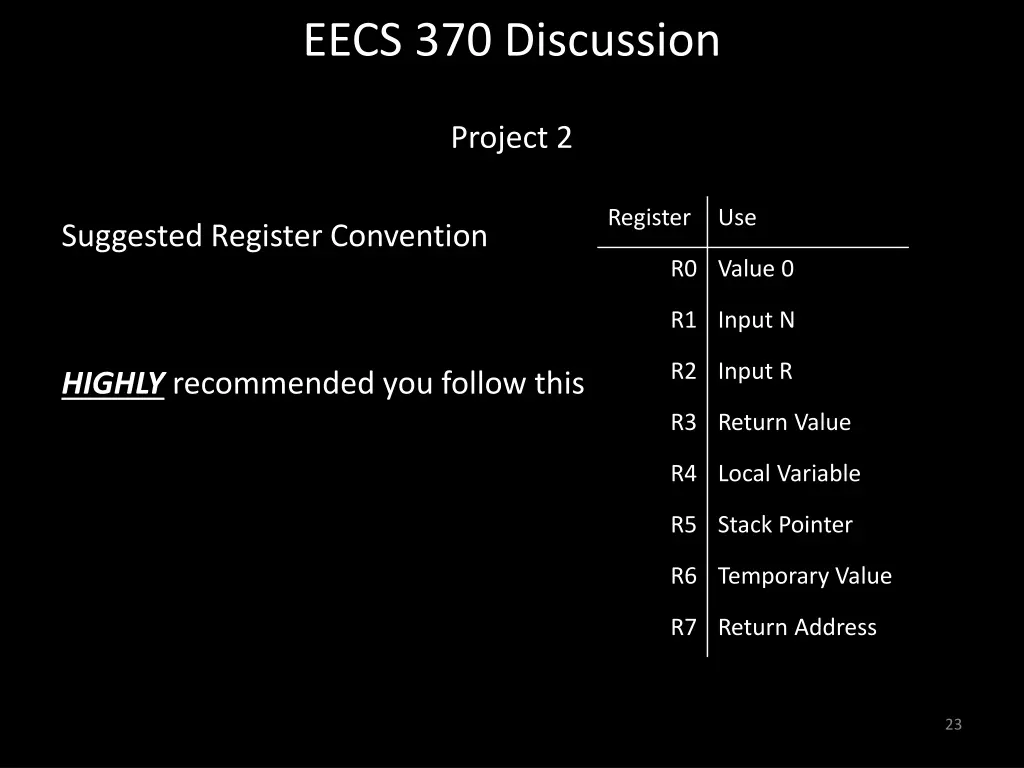 eecs 370 discussion 22