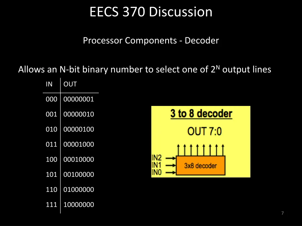 eecs 370 discussion 6