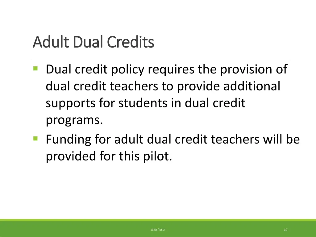 adult dual credits adult dual credits 1