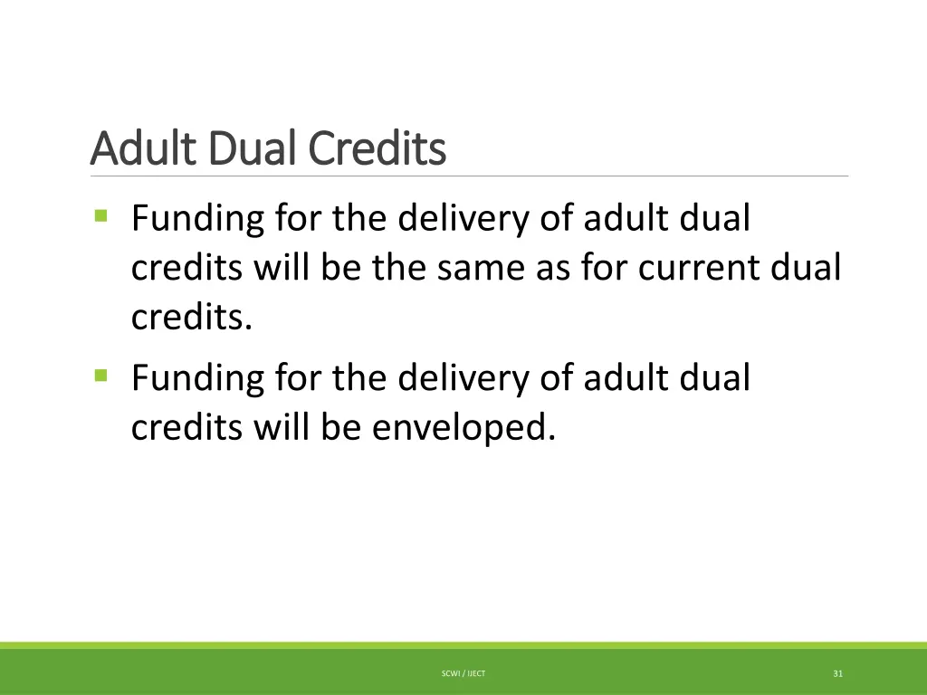 adult dual credits adult dual credits funding