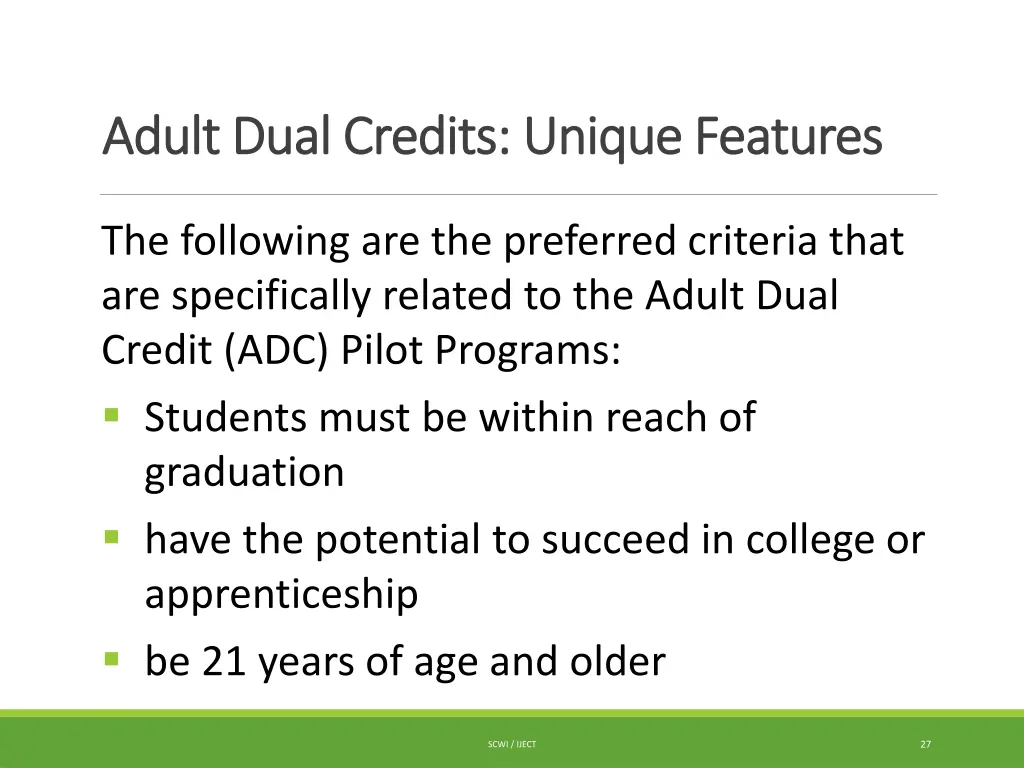 adult dual credits unique features adult dual 1
