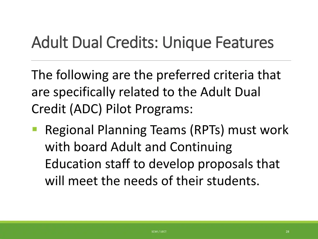 adult dual credits unique features adult dual 2