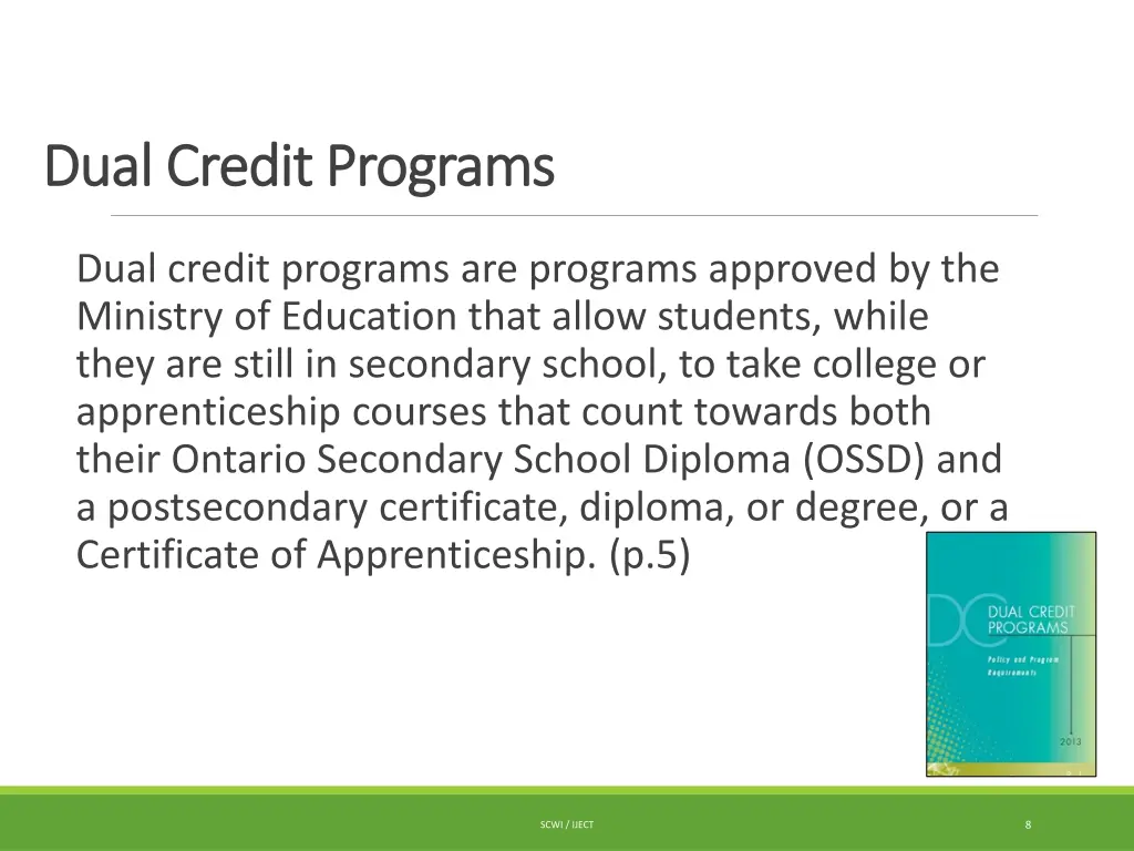 dual credit programs dual credit programs