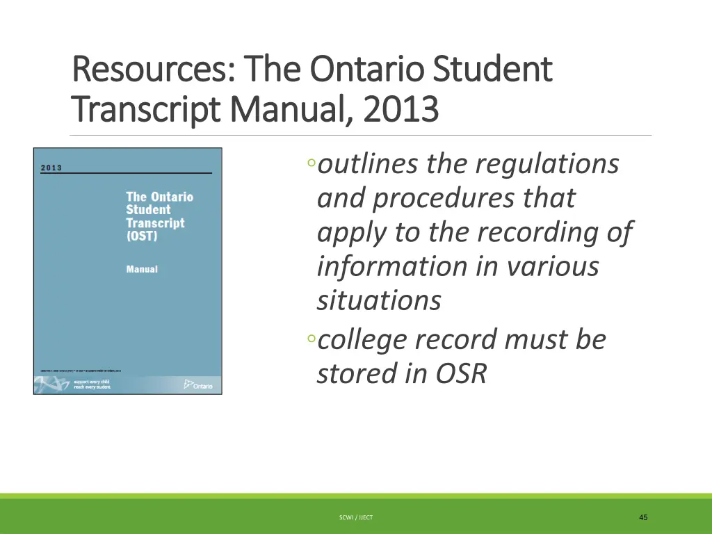 resources the ontario student resources