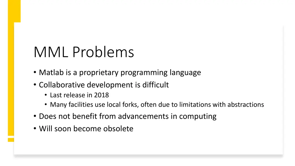 mml problems