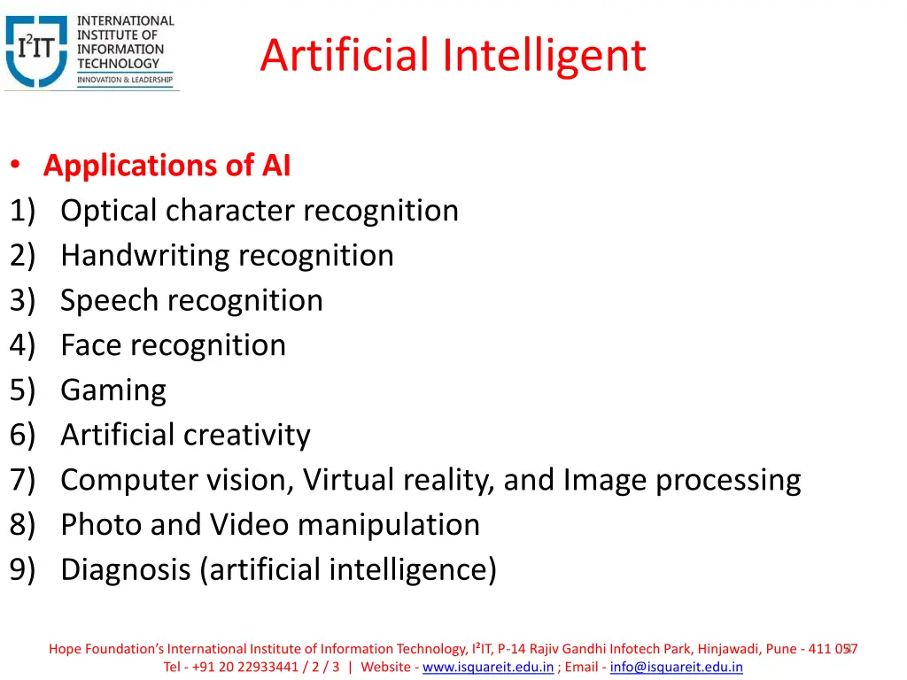 artificial intelligent 1