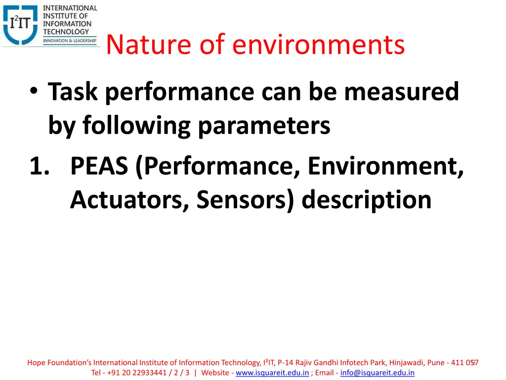 nature of environments 1