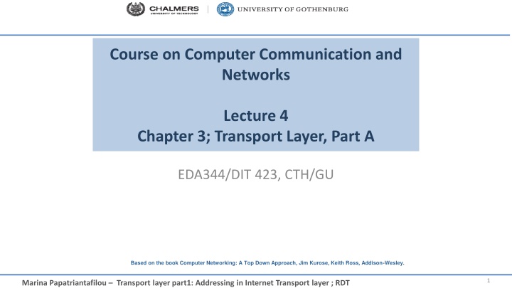 course on computer communication and networks
