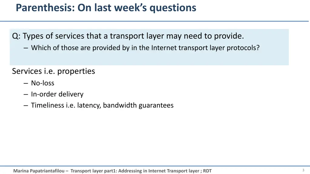 parenthesis on last week s questions