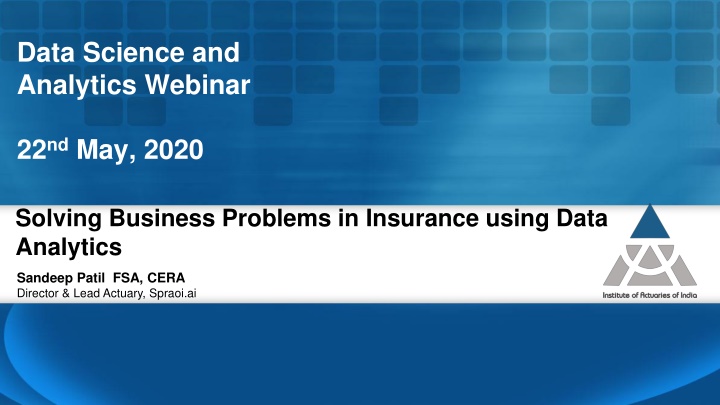 data science and analytics webinar