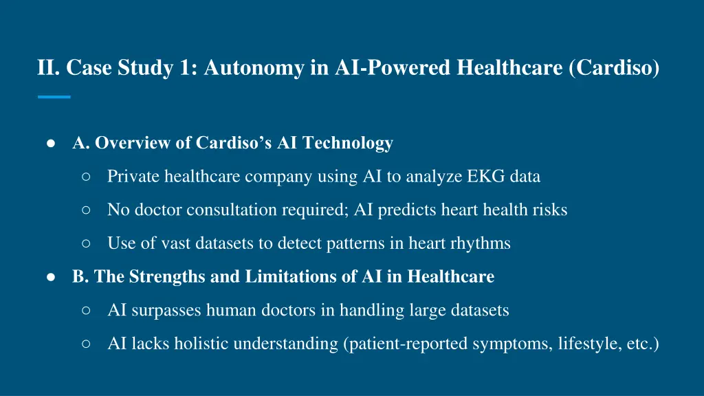 ii case study 1 autonomy in ai powered healthcare