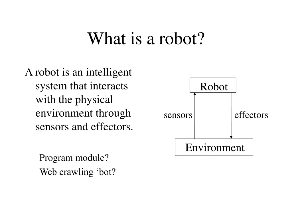 what is a robot
