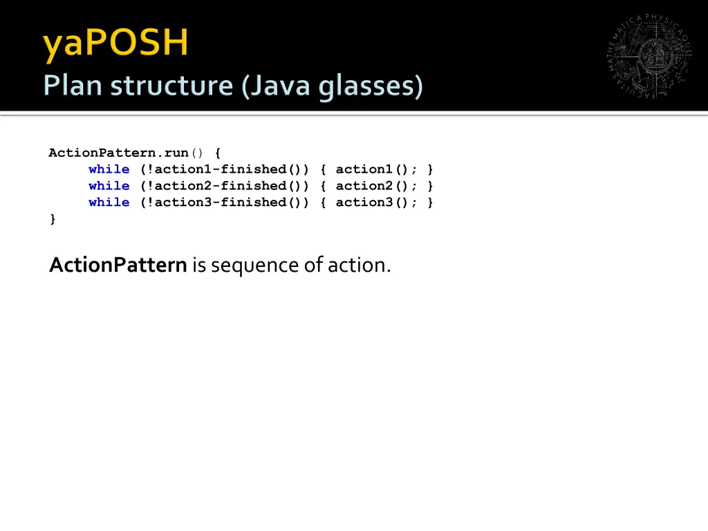 actionpattern run while action1 finished action1