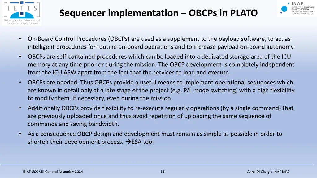 sequencer implementation obcps in plato