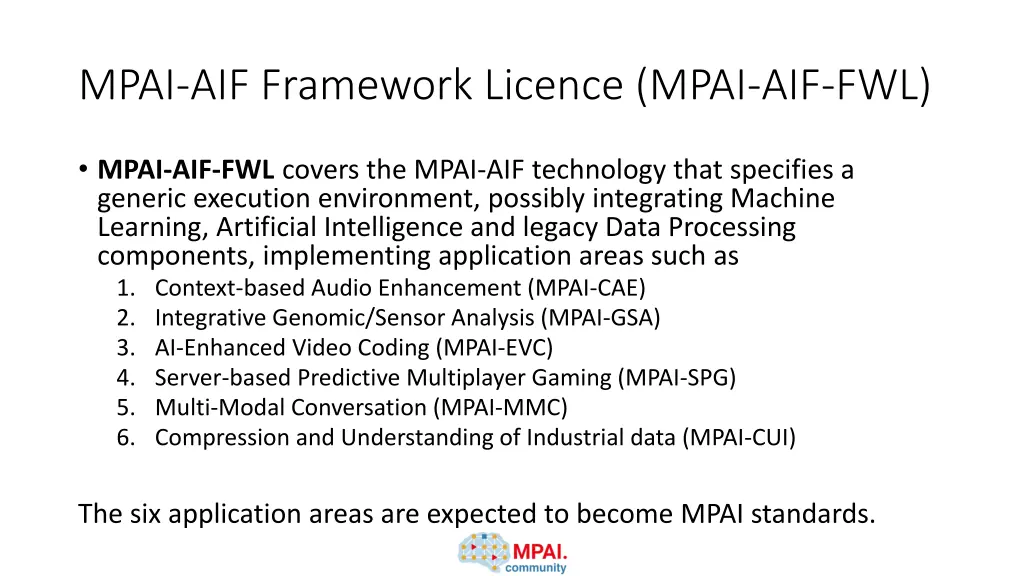 mpai aif framework licence mpai aif fwl