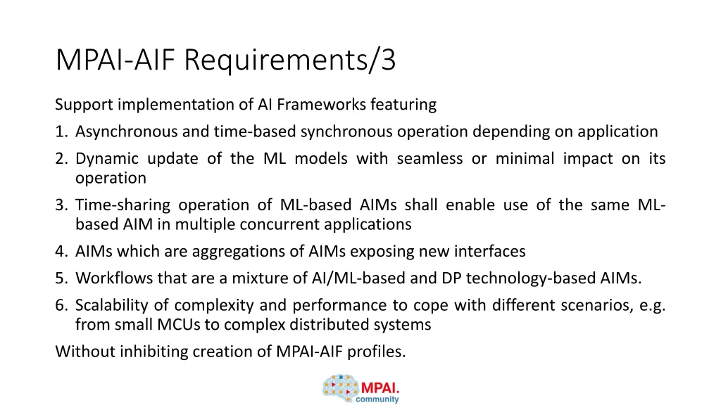 mpai aif requirements 3