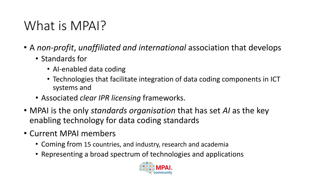 what is mpai