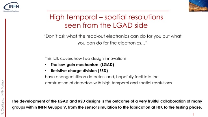 high temporal spatial resolutions seen from