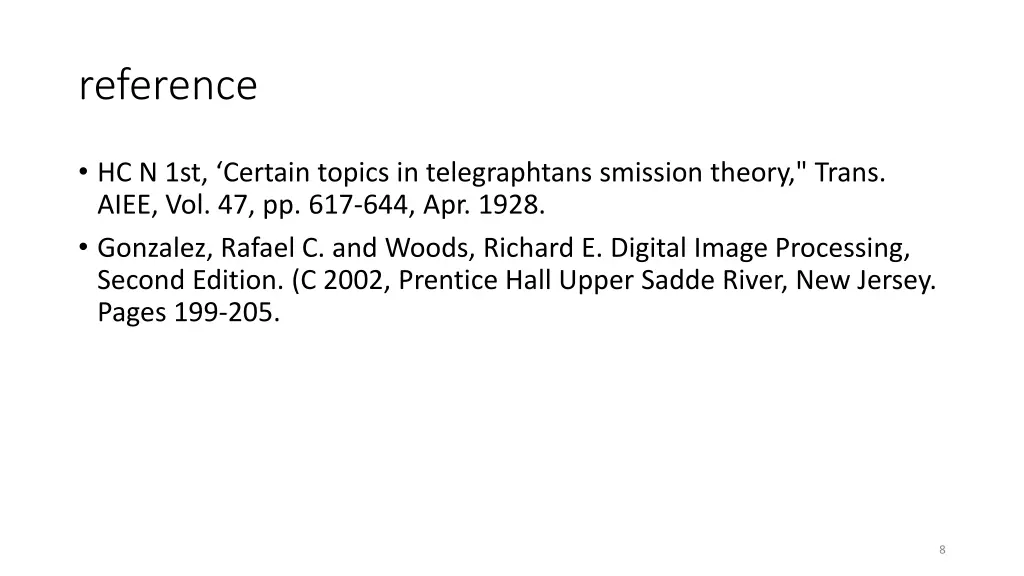 reference