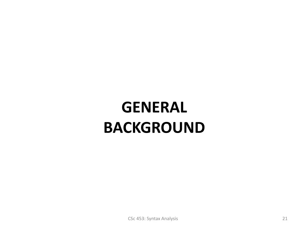 general background