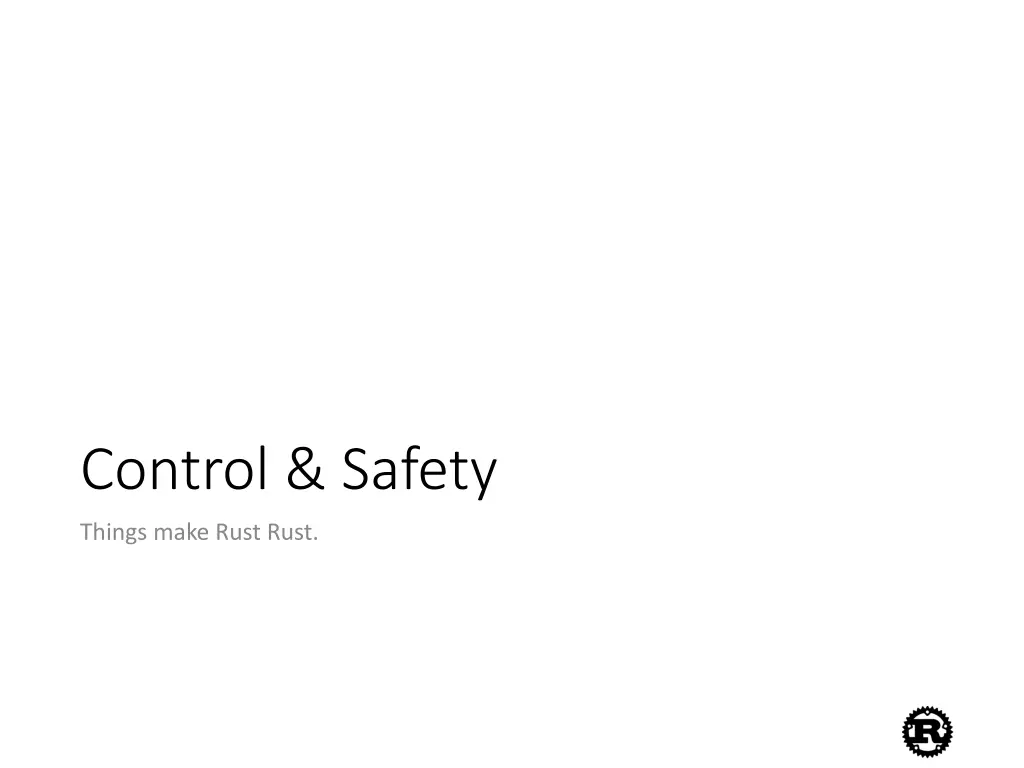 control safety