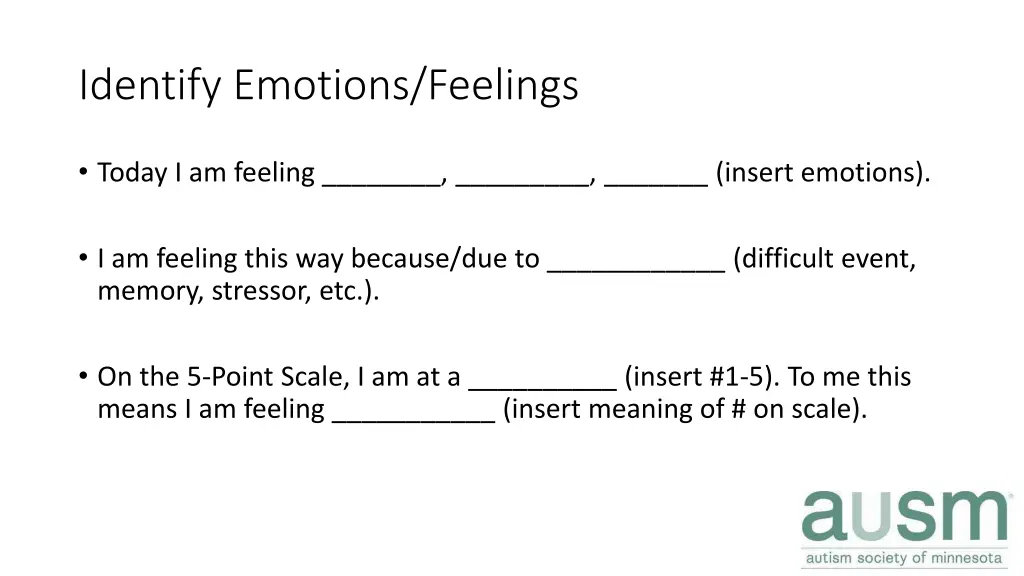 identify emotions feelings