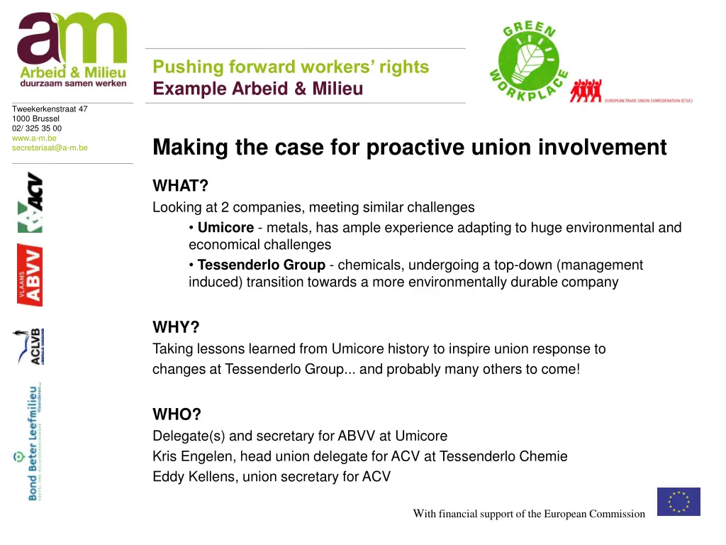 pushing forward workers rights example arbeid