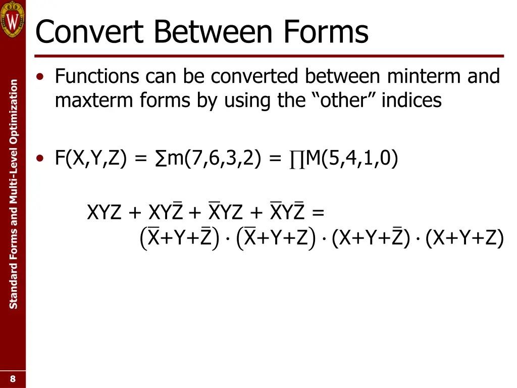 convert between forms