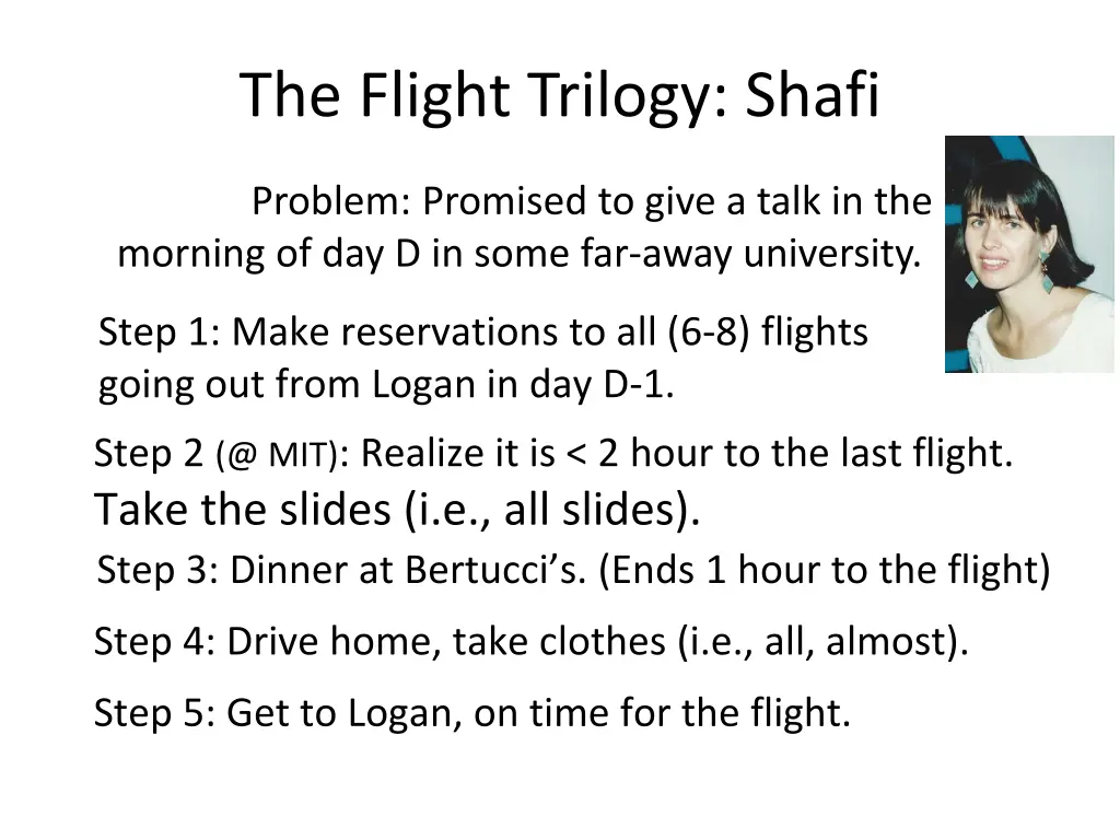 the flight trilogy shafi