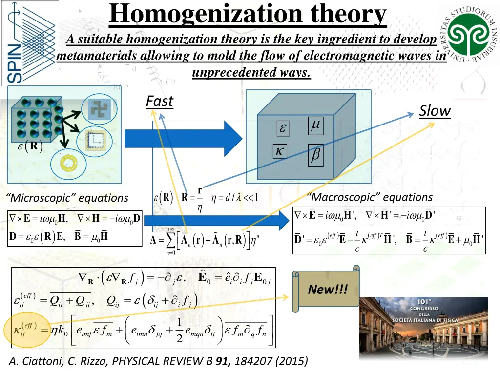 homogenization theory a suitable homogenization