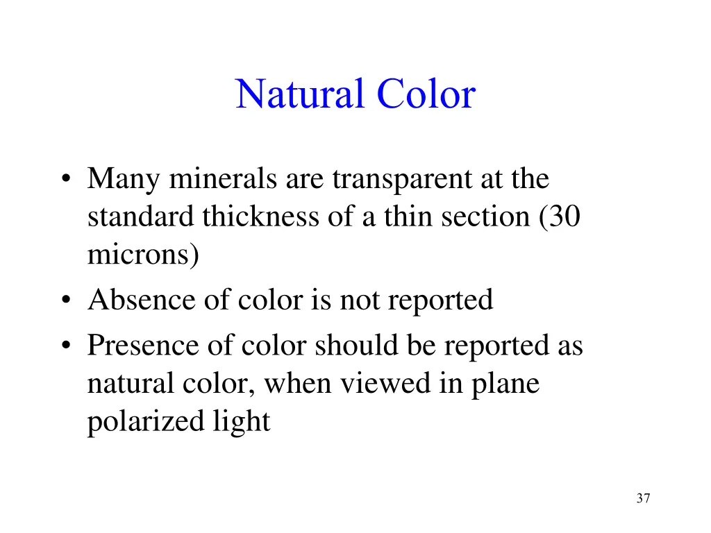 natural color