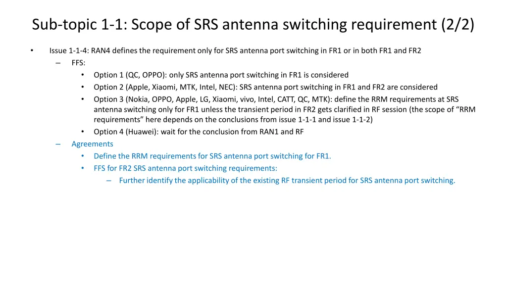 sub topic 1 1 scope of srs antenna switching 1